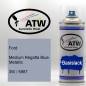 Preview: Ford, Medium Regatta Blue Metallic, 3W / 5987: 400ml Sprühdose, von ATW Autoteile West.